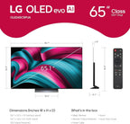 LG OLED65C5P 65 inch Class OLED evo AI C5 4K UHD HDR Smart TV - 2025 Model